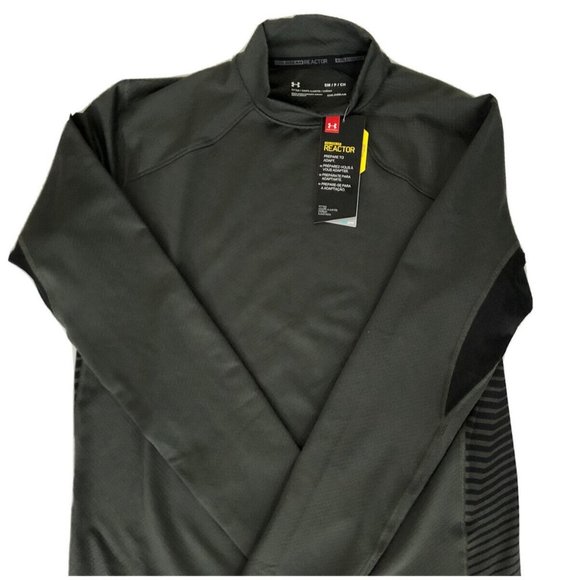 Under Armour Men’s Reactor Fitted Top Shirt Small  Green 1298251-310 - Picture 5 of 5